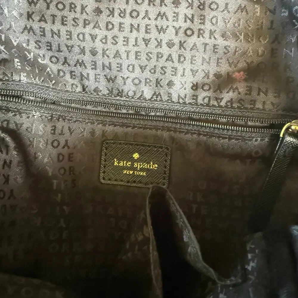 Kate Spade Black Mini‎ Backpack Travel Bag Nylon